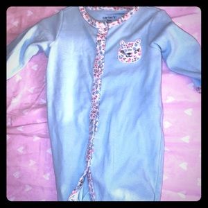 One piece longe sleeve onsie